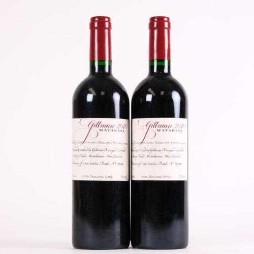 (2) 2010 Gillman Vineyard Red, Matakana
