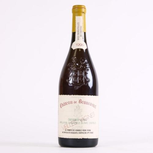 (1) 1999 Chateau de Beaucastel Chateauneuf du Pape Vieille Vignes Blanc