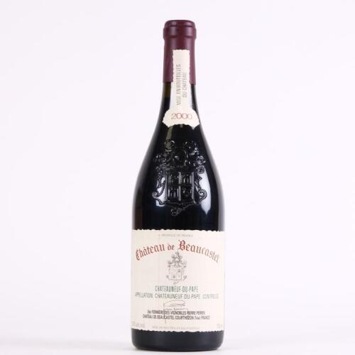 (1) 2000 Chateau de Beaucastel Chateauneuf du Pape