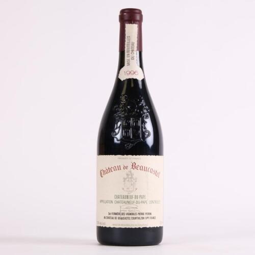 (1) 1996 Chateau de Beaucastel Chateauneuf du Pape
