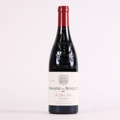 (1) 2018 Domaine des Bosquets Gigondas Le Lieu Dit