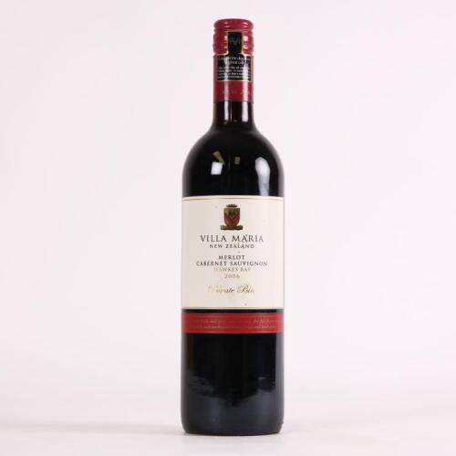 (1) 2006 Villa Maria Private Bin Merlot/Cabernet Sauvignon, Hawkes Bay