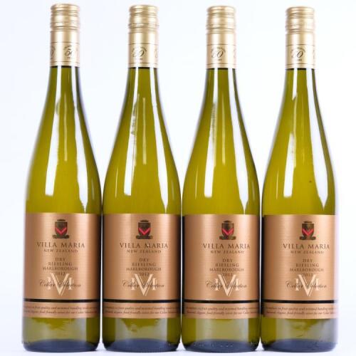 (4) 2012 Villa Maria Cellar Selection Dry Riesling, Marlborough