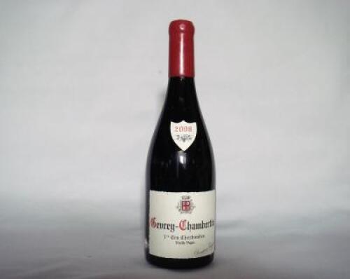 (1) 2008 Domaine Fourrier Gevrey Chambertin Les Cherbaudes Vieilles Vignes 1er Cru, Cote de Nuits