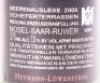 (1) 2005 Heymann Lowenstein Schieferterrassen Riesling Beerenauslese 375ml, Mosel Saar Ruwer - 5