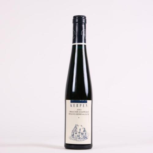 (1) 2003 Kerpen Graacher Domprobst Riesling Beerenauslese 1 star 375ml, Mosel Saar Ruwer