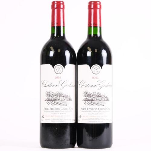 (2) 2003 Chateau Godeau, St Emilion