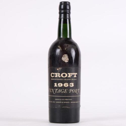 (1) 1963 Croft Vintage, Oporto