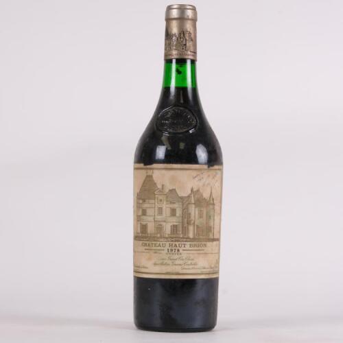 (1) 1978 Chateau Haut Brion 1er Cru Classe, Pessac Leognan