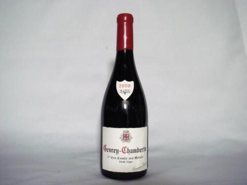 (1) 2008 Domaine Fourrier Gevrey Chambertin Combe aux Moines Vieilles Vignes 1er Cru, Cote de Nuits