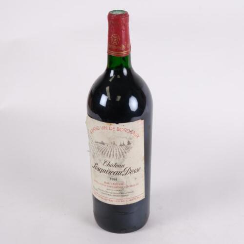 (1) 1995 Chateau Lesquireau Desse 1500ml, Haut Medoc