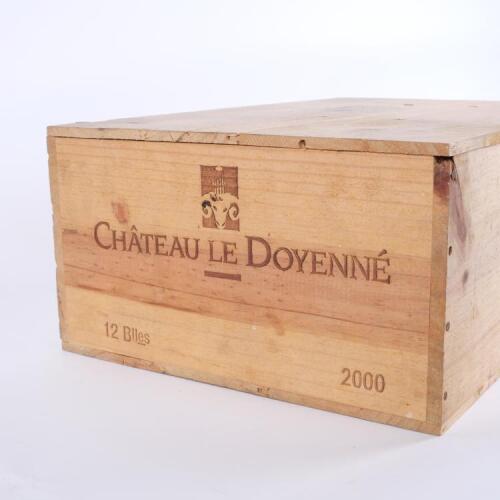 (12) 2000 Chateau Doyenne, Premier Cotes de Bordeaux