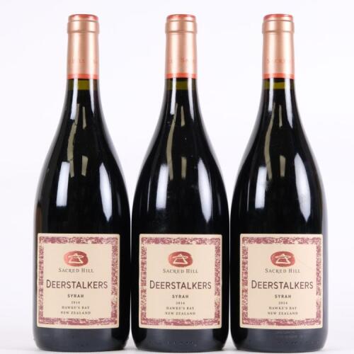 (3) 2014 Sacred Hill Deerstalkers Syrah, Hawkes Bay