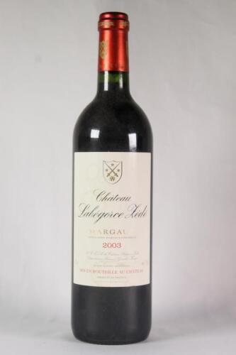 (1) 2003 Chateau Labegorce Zede, Margaux