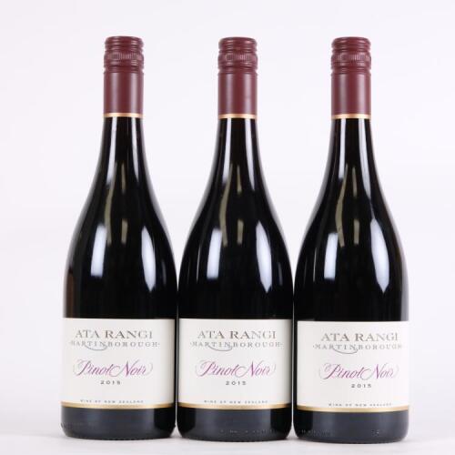 (3) 2015 Ata Rangi Pinot Noir, Martinborough