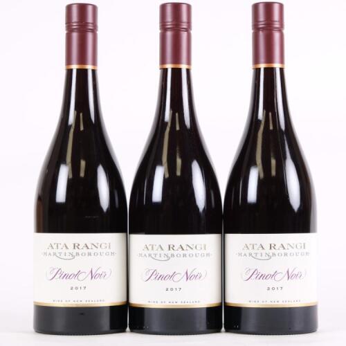 (3) 2017 Ata Rangi Pinot Noir, Martinborough