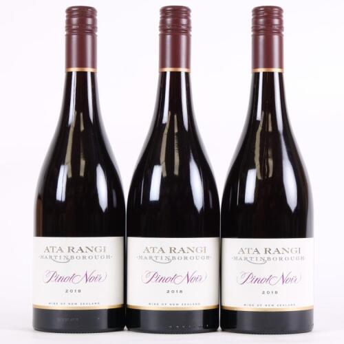 (3) 2018 Ata Rangi Pinot Noir, Martinborough