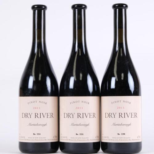 (3) 2011 Dry River Pinot Noir, Martinborough