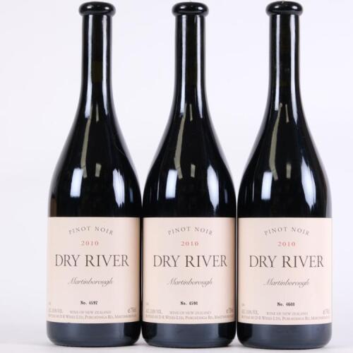(3) 2010 Dry River Pinot Noir, Martinborough