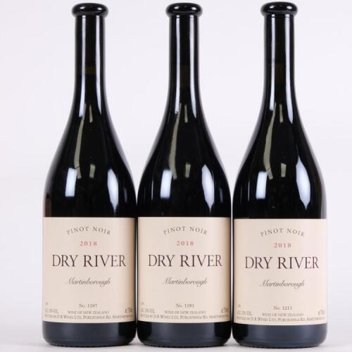 (3) 2018 Dry River Pinot Noir, Martinborough