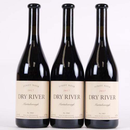 (3) 2017 Dry River Pinot Noir, Martinborough