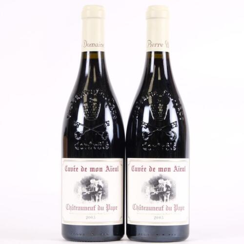 (2) 2005 Domaine Pierre Usseglio & Fils Cuv&eacute;e de mon A&iuml;eul Chateauneuf du Pape