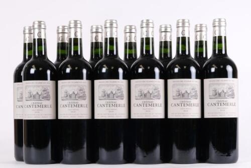 (12) 2010 Chateau Cantemerle 5eme Cru Classe, Haut Medoc