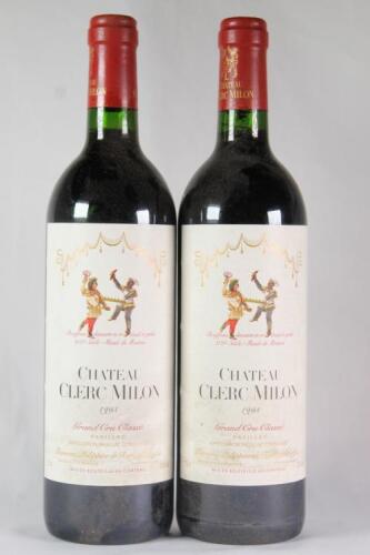 (2) 1993 Chateau Clerc Milon, Pauillac