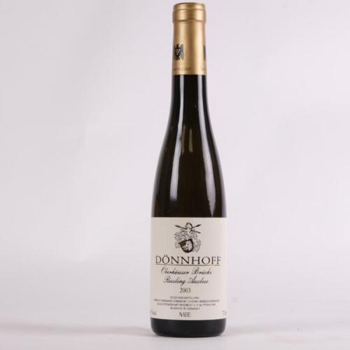 (1) 2003 Donnhoff Oberhauser Brucke Riesling Auslese Gold Capsule 375ml, Nahe
