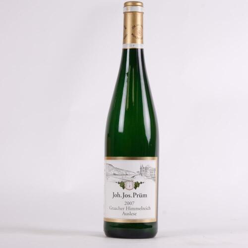 (1) 2007 Joh. Jos. Prum Graacher Himmelreich Riesling Auslese Goldkapsel, Mosel Saar Ruwer