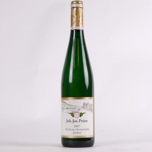 (1) 2007 Joh. Jos. Prum Wehlener Sonnenuhr Riesling Auslese Goldkapsel, Mosel Saar Ruwer