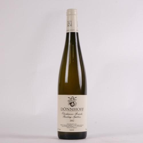 (1) 2002 Donnhoff Oberhauser Brucke Riesling Spatlese, Nahe
