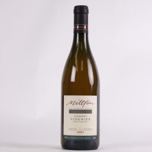 (1) 2003 Millton The Growers Series Briants Vineyard Viognier, Gisborne