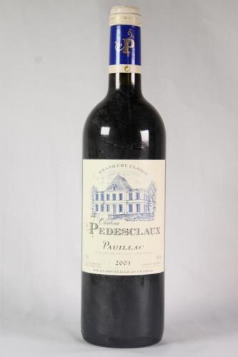 (1) 2003 Chateau Pedesclaux, Pauillac