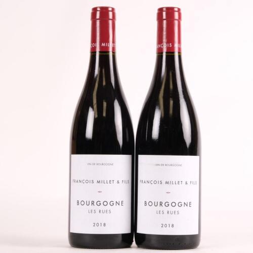 (2)&nbsp;2018 Francois Millet Bourgogne Les Rues, Cote de Nuits *