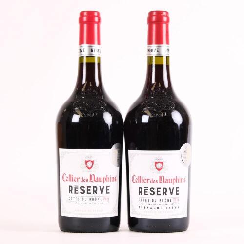 (2) 2018 Cellier des Dauphins Reserve Cotes du Rhone