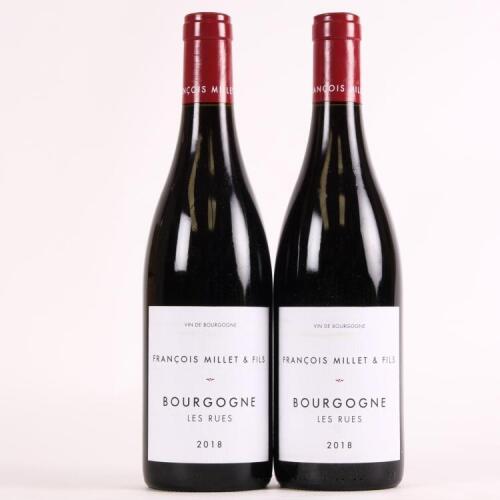 (2)&nbsp;2018 Francois Millet Bourgogne Les Rues, Cote de Nuits *
