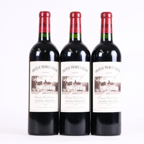 (3) 2006 Chateau Picque Caillou, Pessac-Leognan