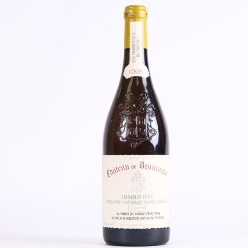 (1) 1998 Chateau de Beaucastel Chateauneuf du Pape Blanc