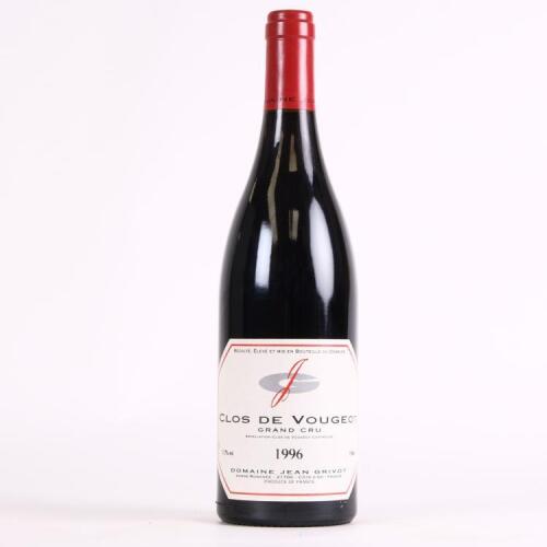 (1) 1996 Domaine Jean Grivot Clos de Vougeot Grand Cru, Cote de Nuits