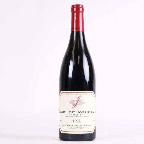 (1) 1998 Domaine Jean Grivot Clos de Vougeot Grand Cru, Cote de Nuits