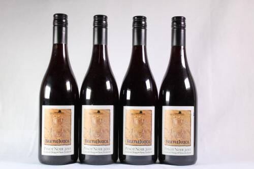 (4) 2015 Wooing Tree Beetlejuice&nbsp; Pinot Noir, Central Otago