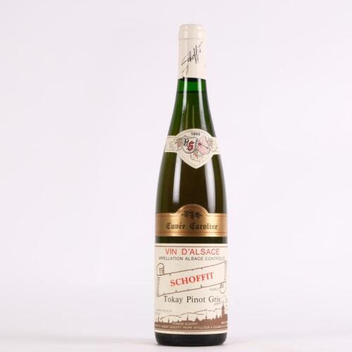 (1) 1995 Schoffit Cuvee Caroline Tokay Pinot Gris