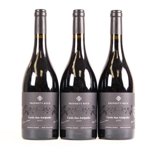 (3) 2017 Prophet's Rock Cuvee aux Antipodes Pinot Noir, Bendigo