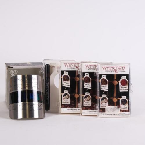 Wine tags & Thermometre a Vin in one lot