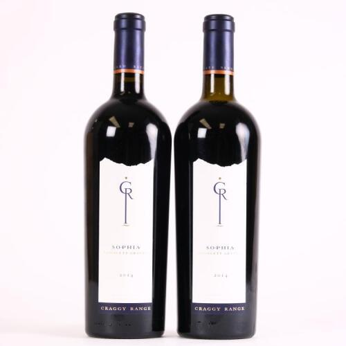 (2) 2014 Craggy Range Sophia, Gimblett Gravels *