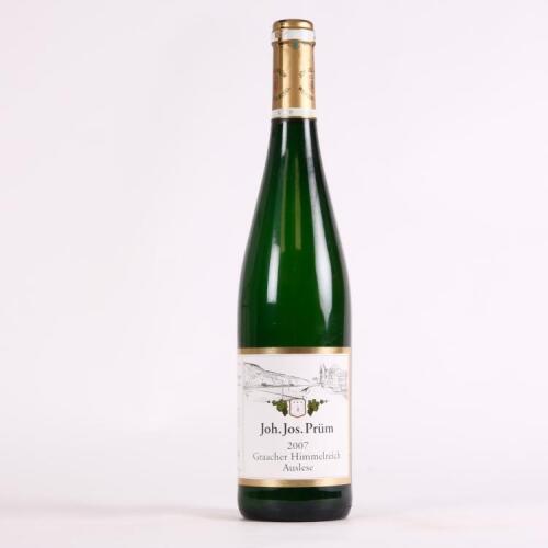 (1) 2007 Joh. Jos. Prum Graacher Himmelreich Riesling Auslese Goldkapsel, Mosel Saar Ruwer