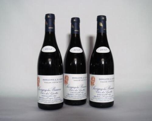 (3) 2015 Domaine AF Gros Savigny les Beaune Clos des Guettes 1er Cru, Cote de Beaune