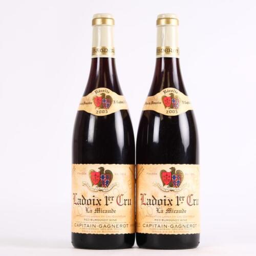 (2) 2005 Capitain-Gagnerot Ladoix La Micaude 1er Cru, Cote de Beaune