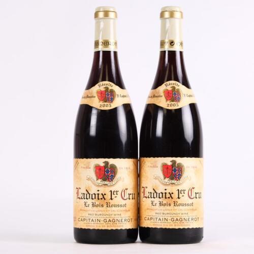 (2) 2005 Capitain-Gagnerot Ladoix Le Bois Roussot 1er Cru, Cote de Beaune